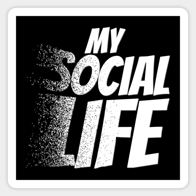 Social Life Disintegration Meme Sticker by bluerockproducts